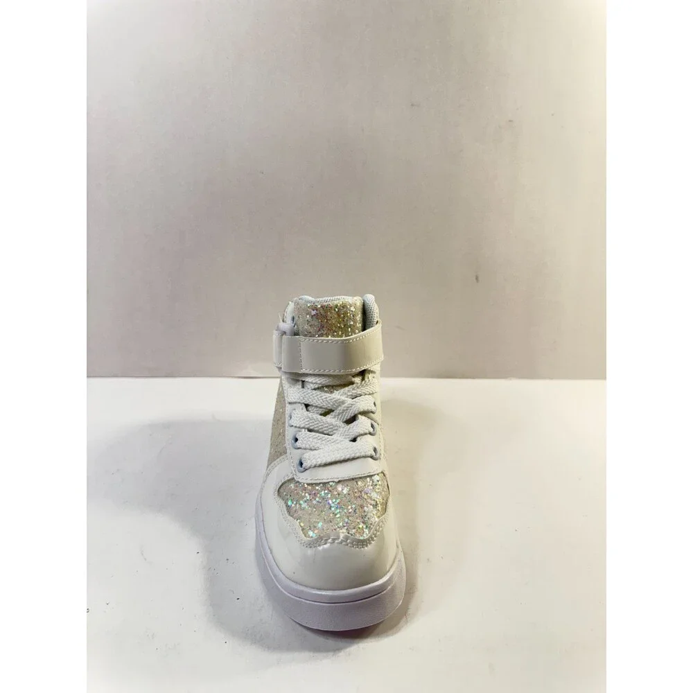 The Children's Place Kids Sneakers White Glitter US EU 29 US 11